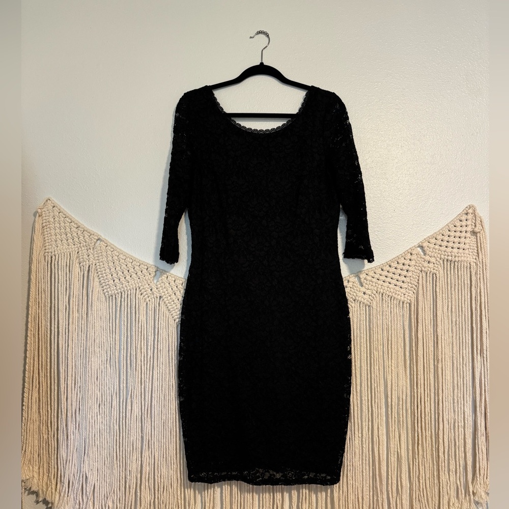 Black Lace Dress